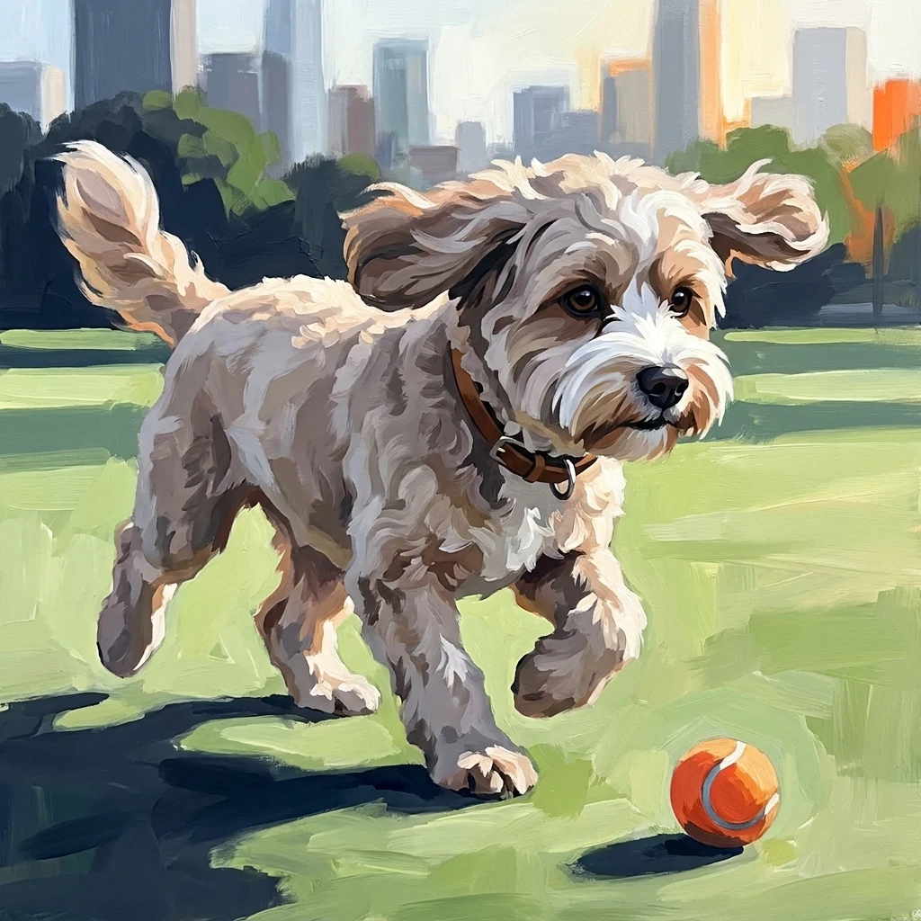 Weekend Legend Father's Day dog portrait